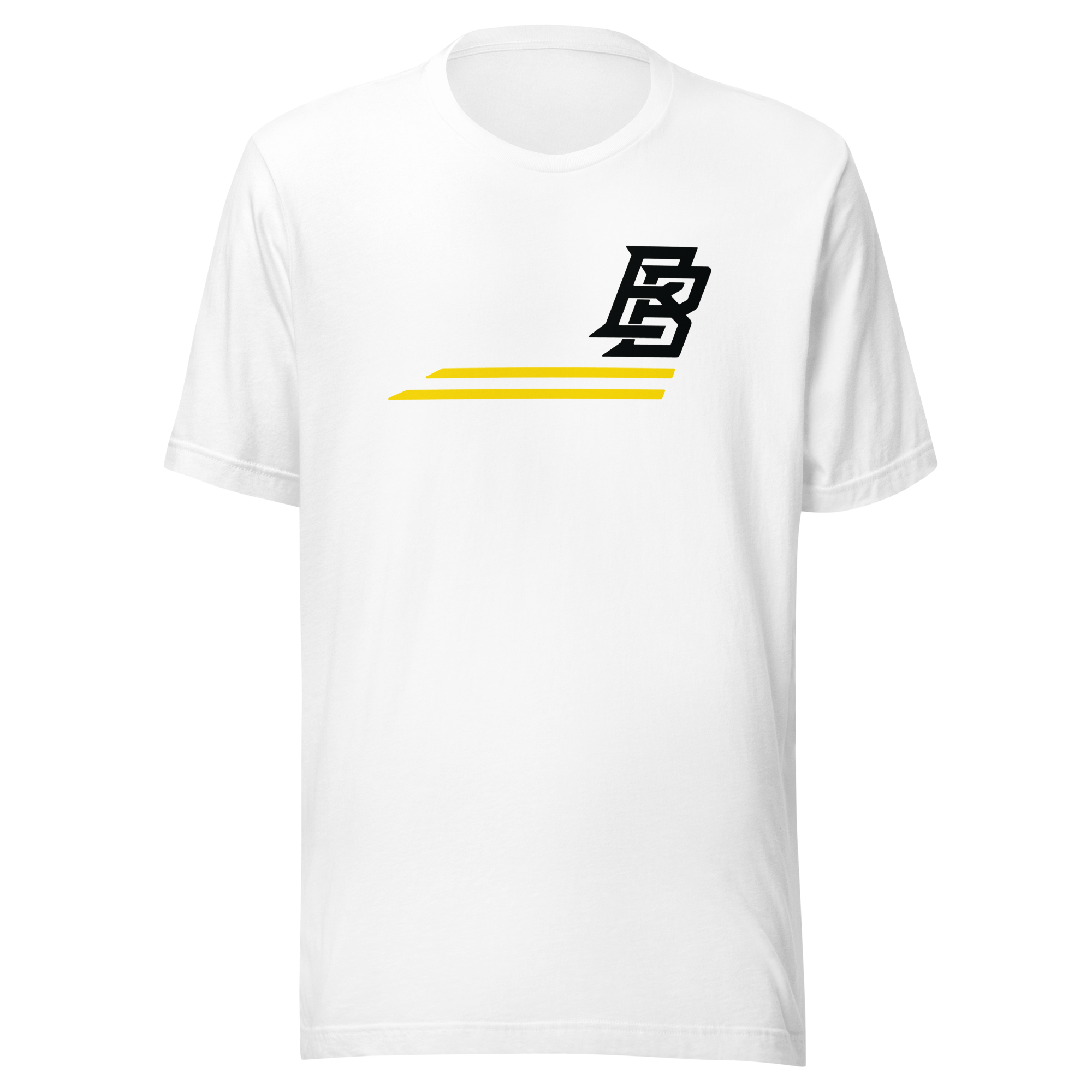 Logo Lines T-shirt With Back Number - White
