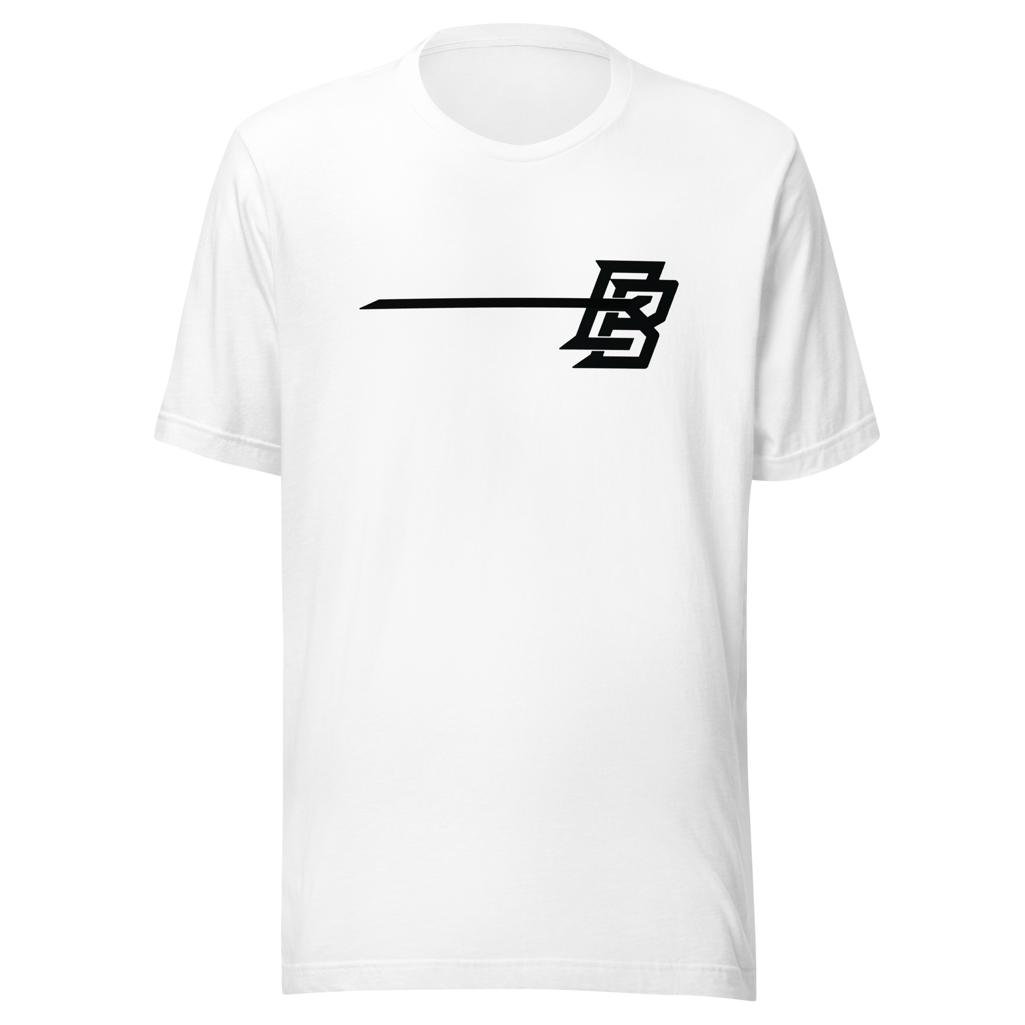 Sword T-shirt With Back Number - White