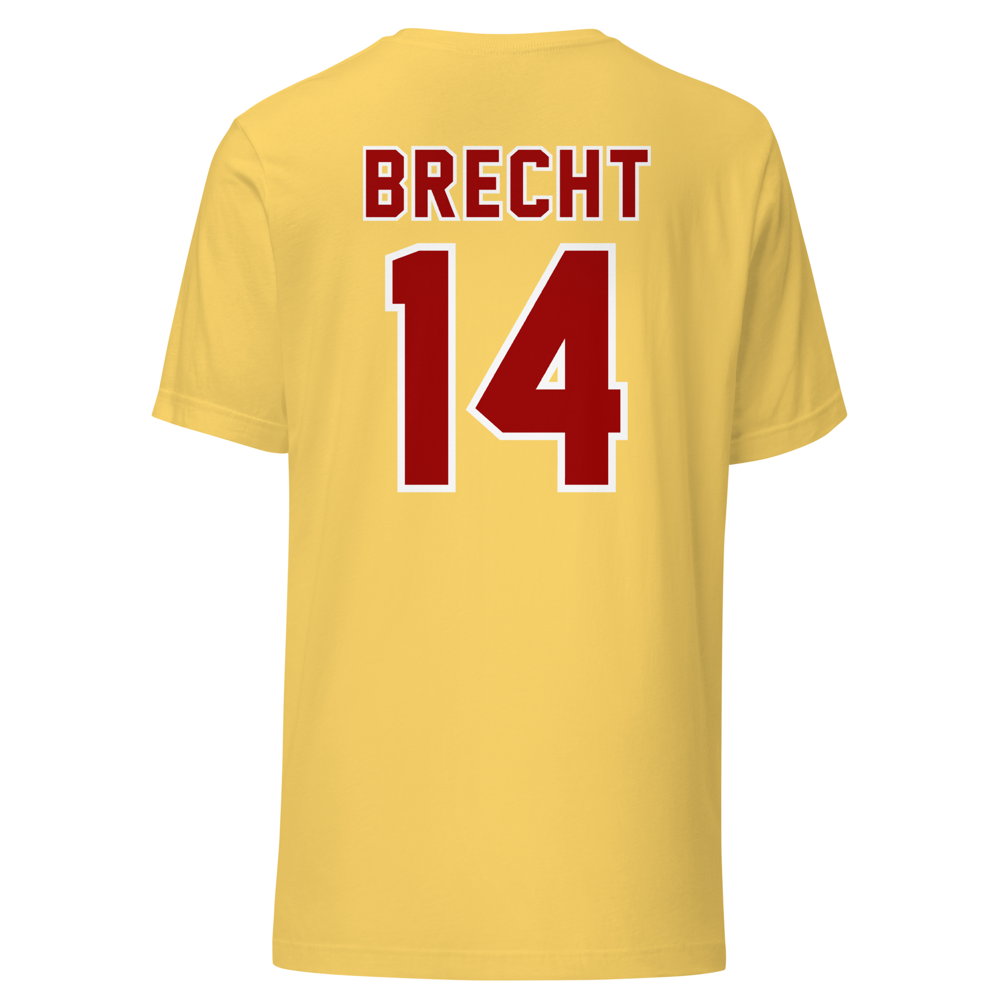 Logo T-shirt With Back Number - Yellow - Image 2