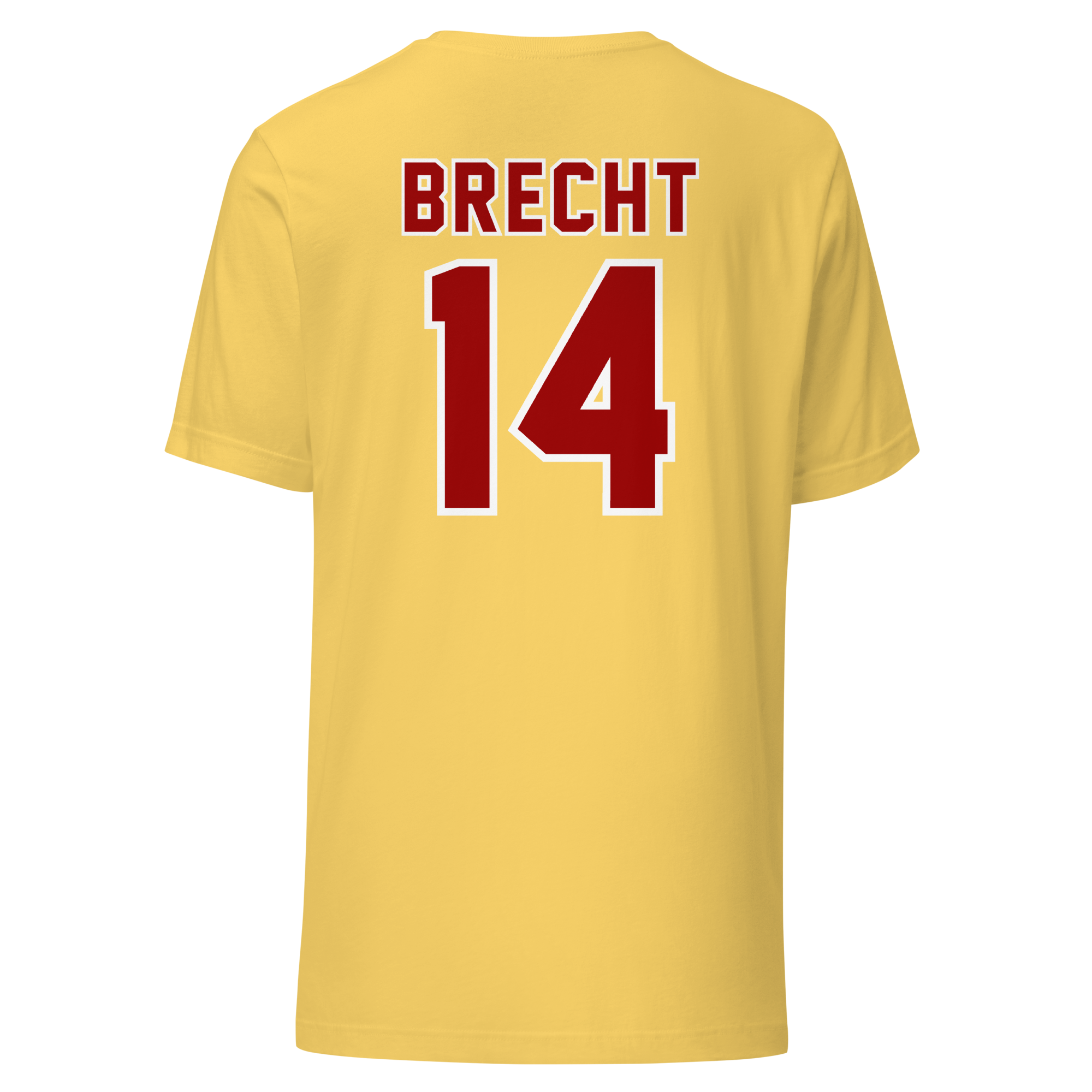 Baseball T-shirt With Back Number - Yellow - Image 2