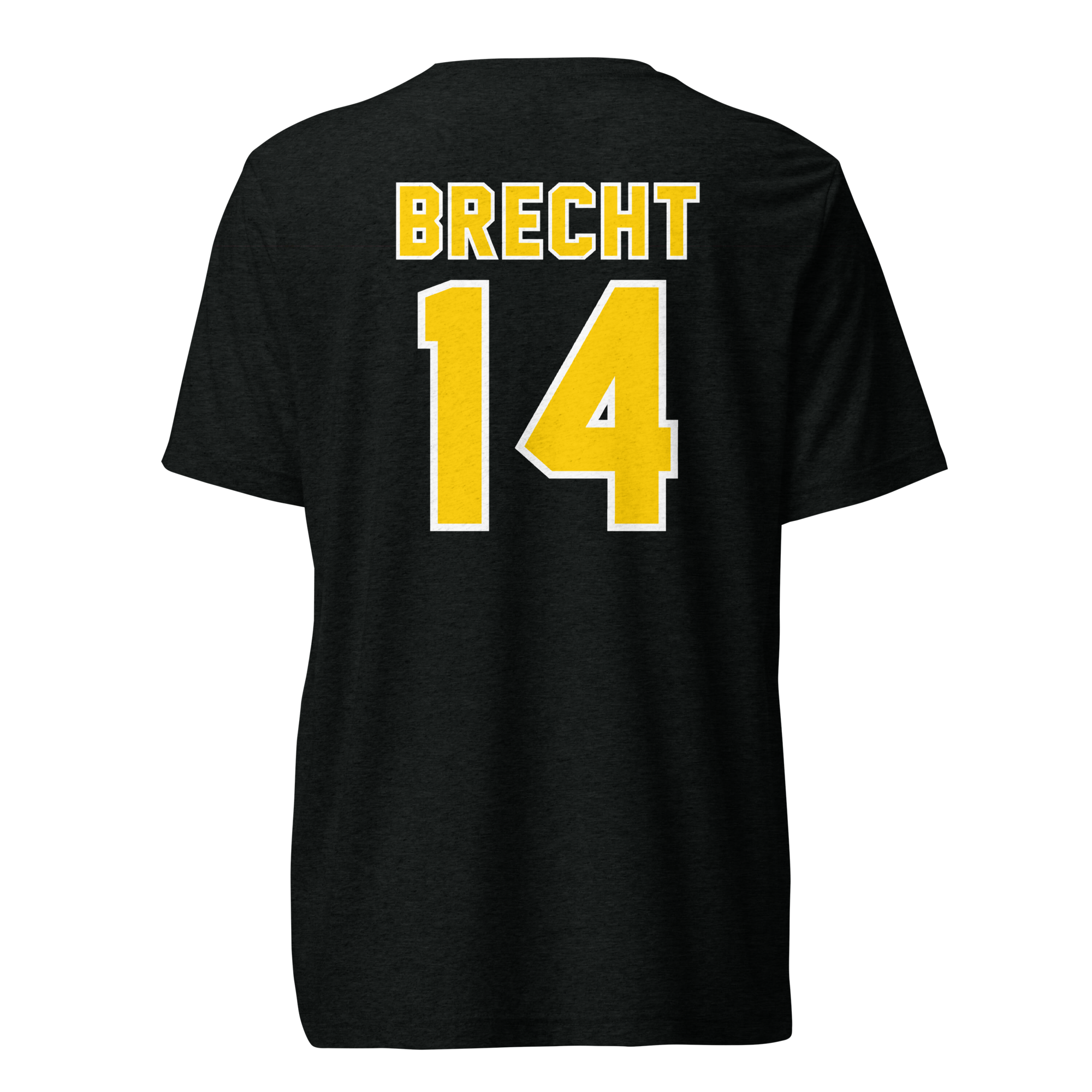 Yellow Baseball T-shirt With Back Number - Black - Image 2