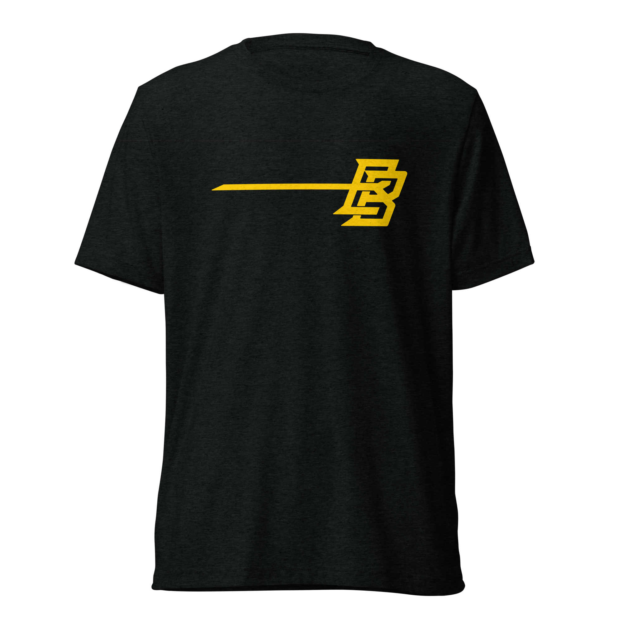 Yellow Sword T-shirt With Back Number - Black
