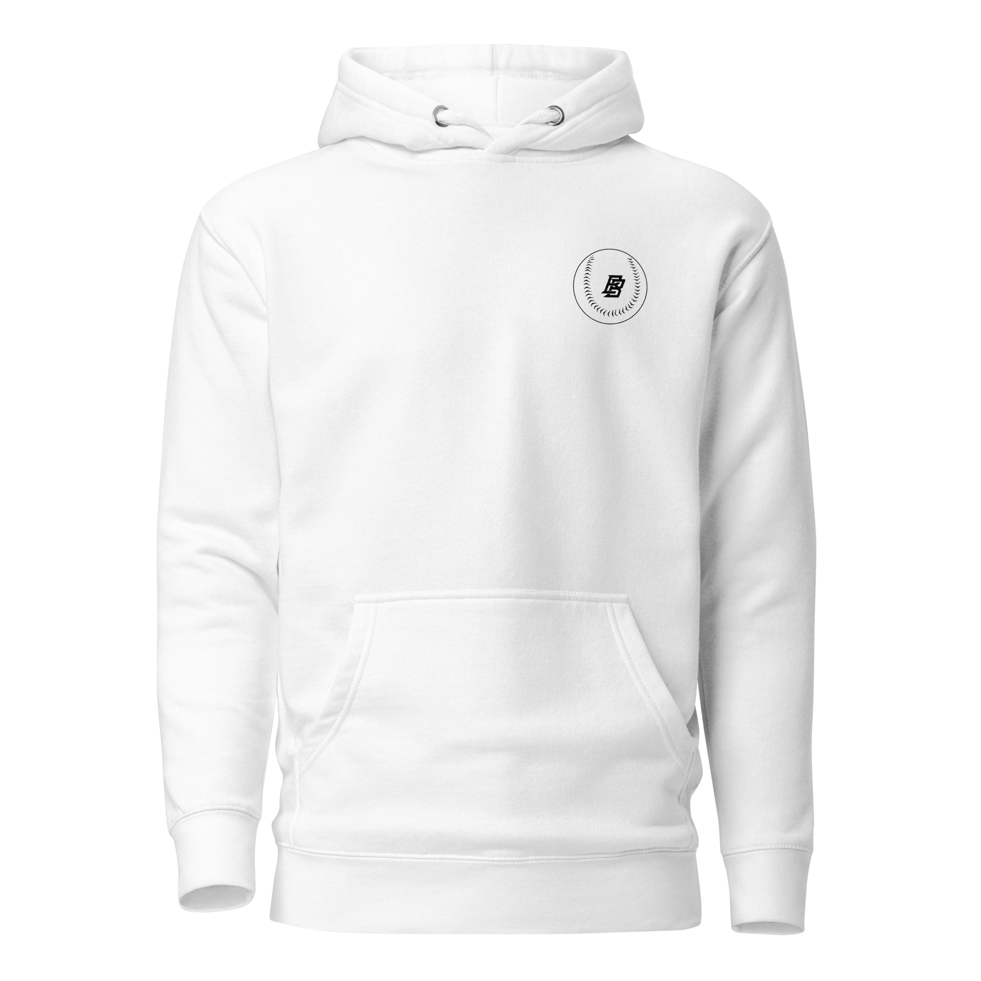 Baseball Hoodie - White